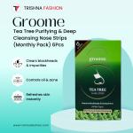Groome Tea Tree Purifying & Deep Cleansing Nose Strips (Monthly Pack) – 6pcs