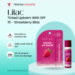 Lilac Tinted Lip Balm With SPF 15 - Strawberry Bliss
