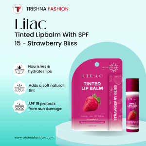Lilac Tinted Lip Balm With SPF 15 - Strawberry Bliss