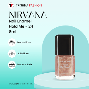 Nirvana Color Glitter Nail Enamel – Hold Me-24 8ml