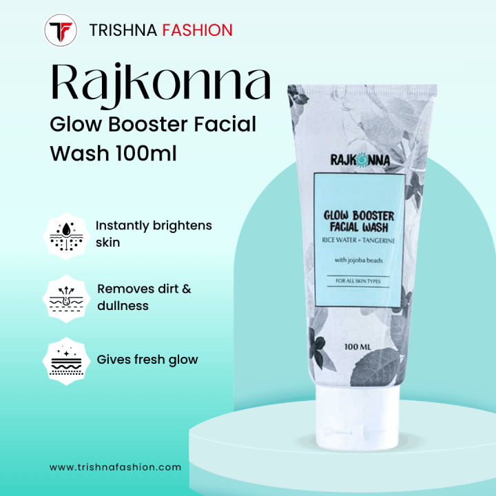 Rajkonna Glow Booster Facial Wash – 100ml