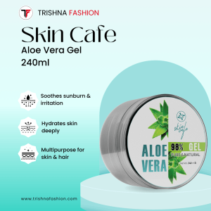 Skin Cafe Pure & Natural Aloe Vera Gel 98% – 240ml